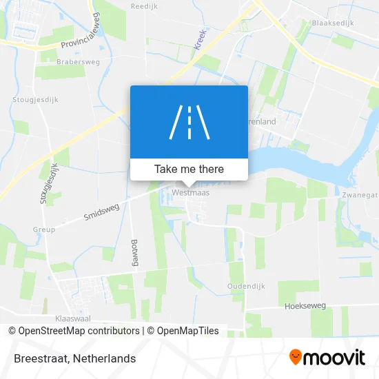 Breestraat map