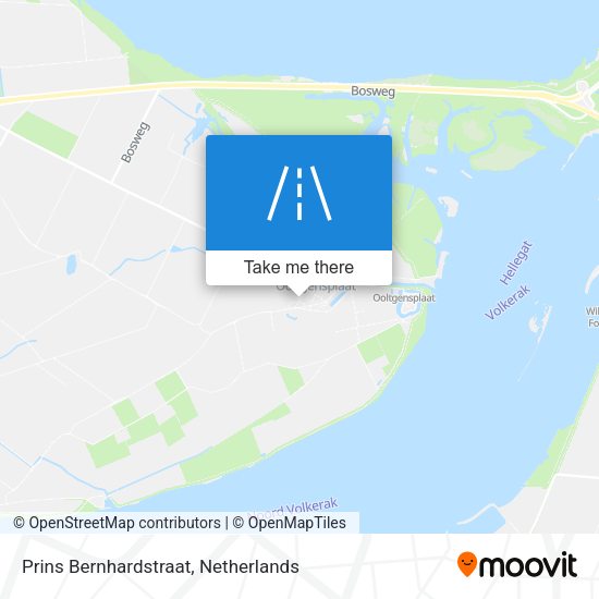 Prins Bernhardstraat map