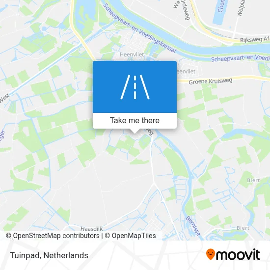 Tuinpad map