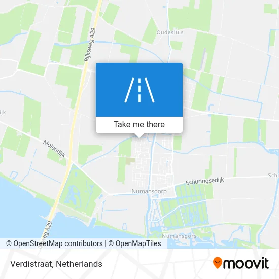 Verdistraat map