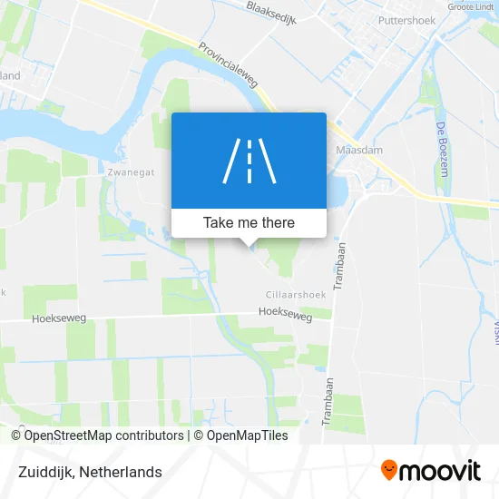 Zuiddijk map