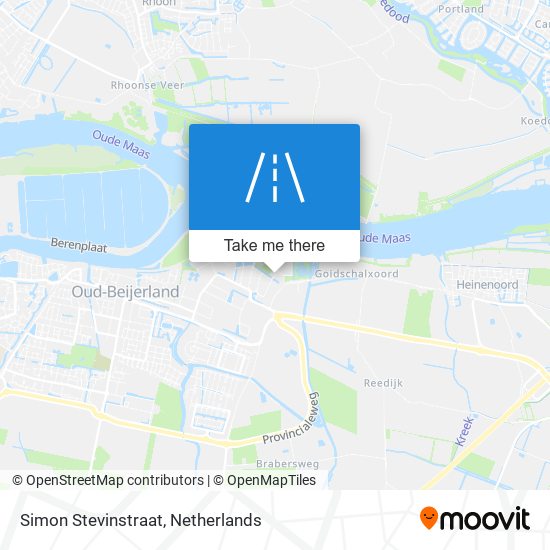 Simon Stevinstraat Karte