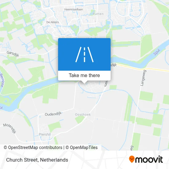 Kerkstraat map