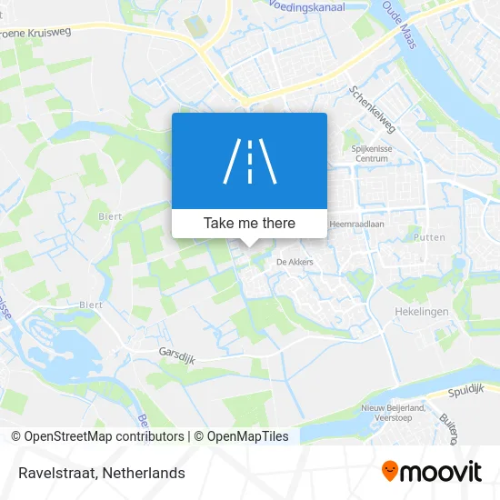 Ravelstraat map