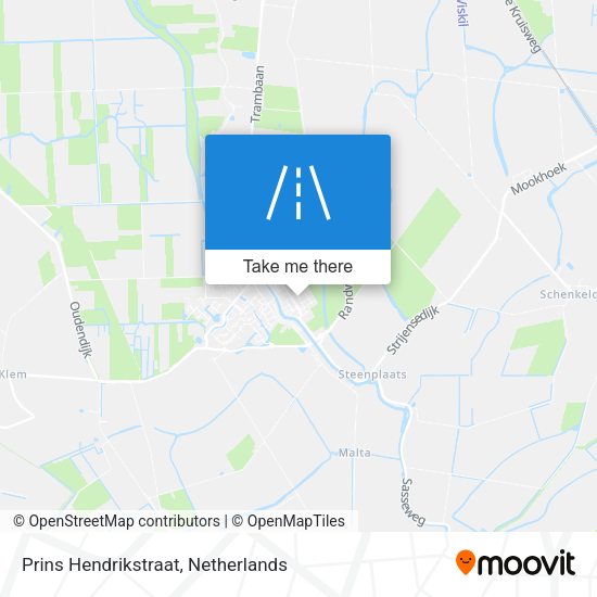Prins Hendrikstraat map