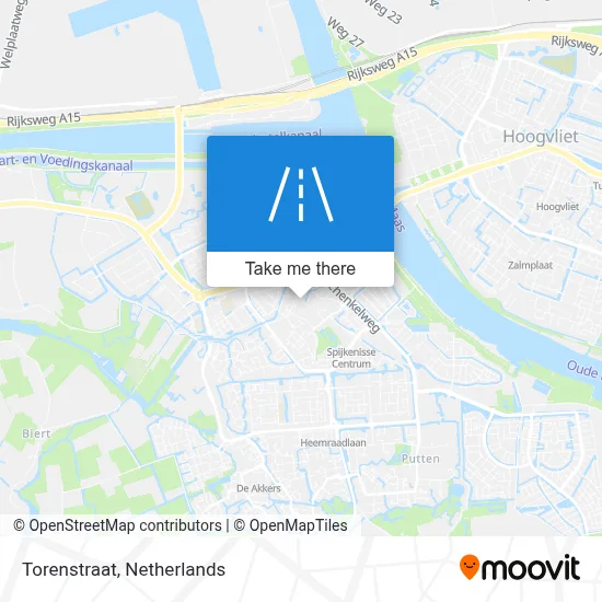 Torenstraat map