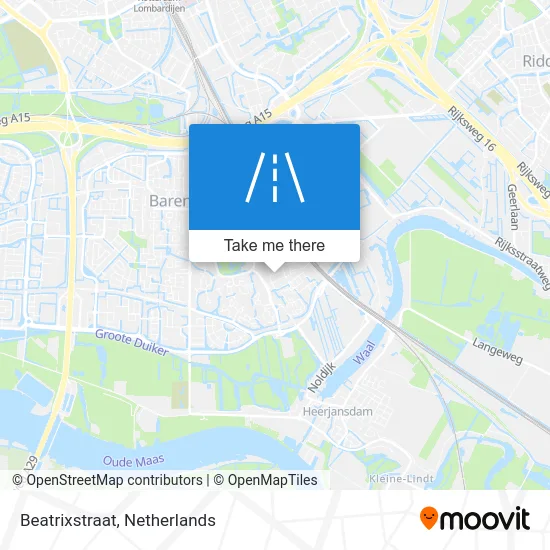 Beatrixstraat map
