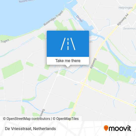 De Vriesstraat map