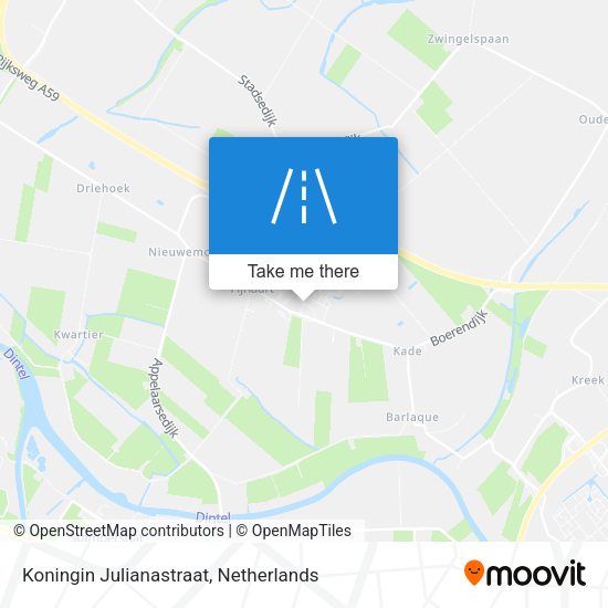 Koningin Julianastraat map