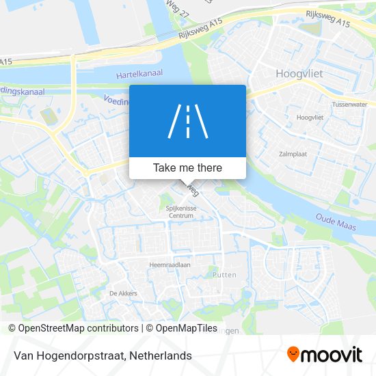Van Hogendorpstraat map