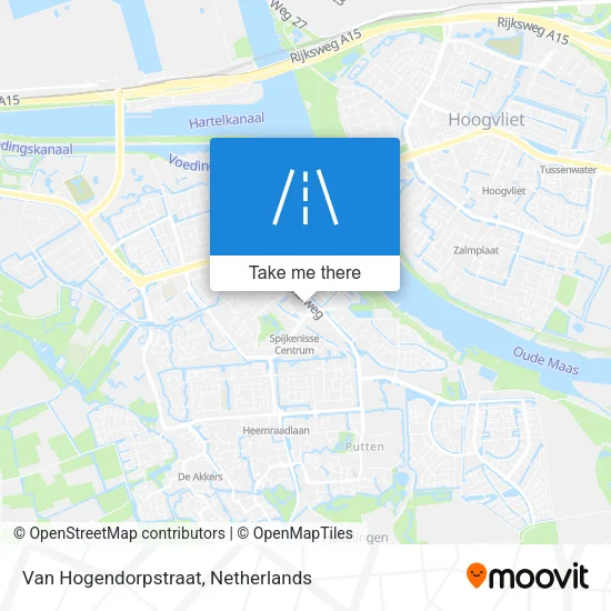 Van Hogendorpstraat map
