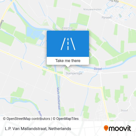 L.P. Van Mallandstraat map
