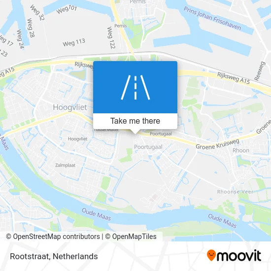 Rootstraat map