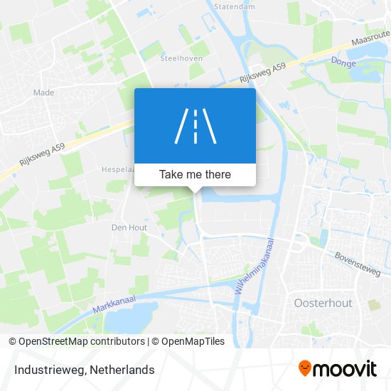 Industrieweg map