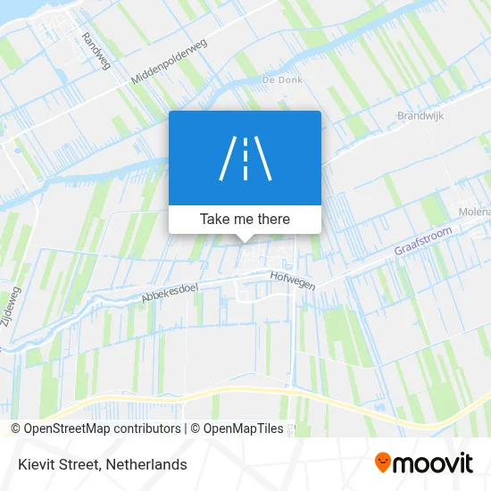 Kievitstraat map