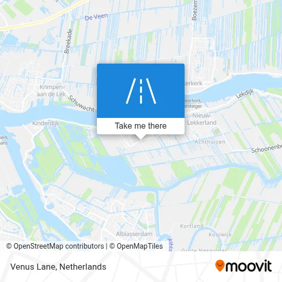 Venuslaan map