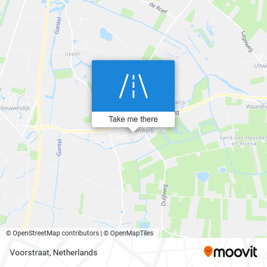 Voorstraat map