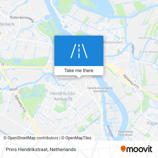 Prins Hendrikstraat map