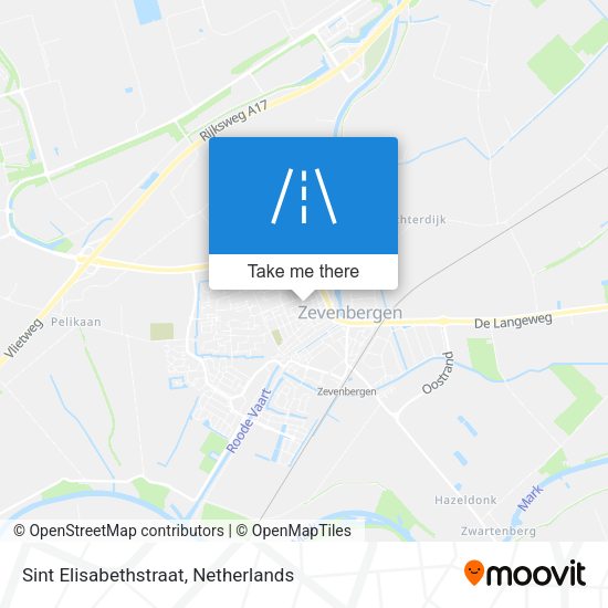 Sint Elisabethstraat map