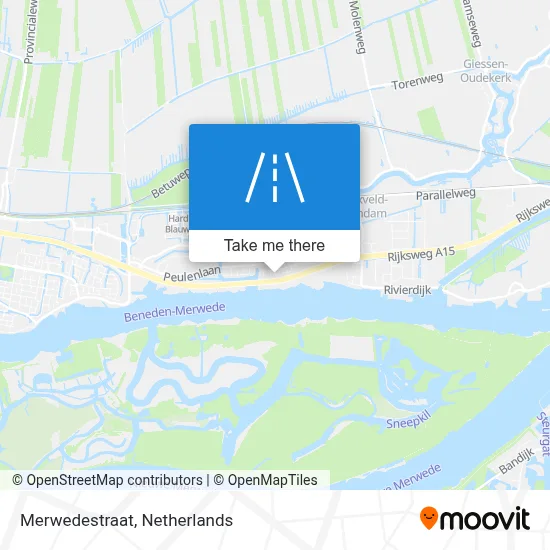 Merwedestraat map