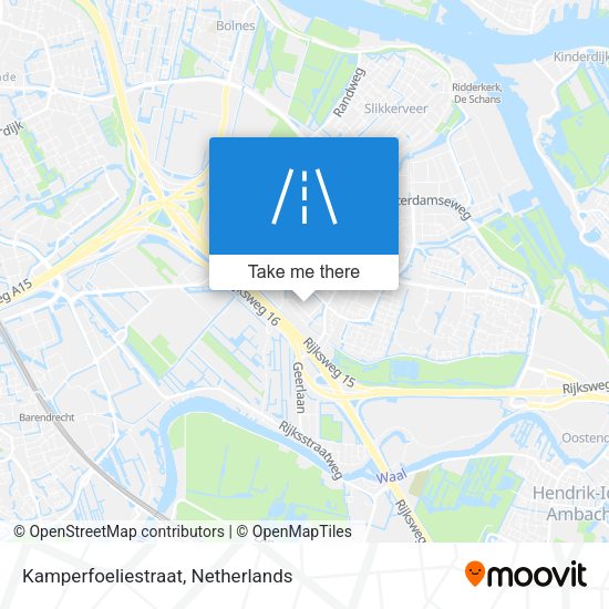 Kamperfoeliestraat map