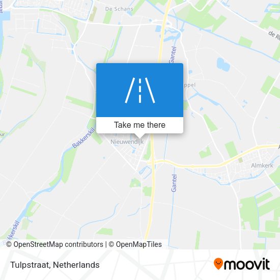 Tulpstraat map