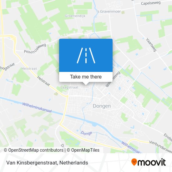 Van Kinsbergenstraat map