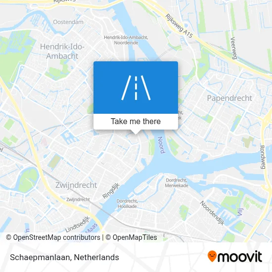 Schaepmanlaan map