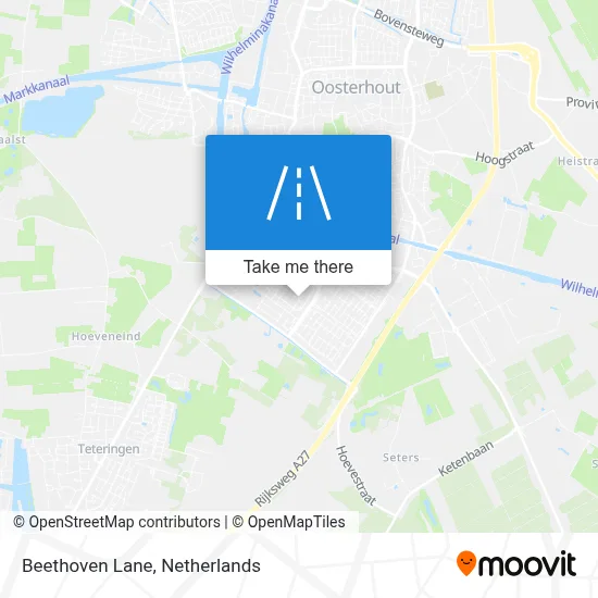 Beethovenlaan map