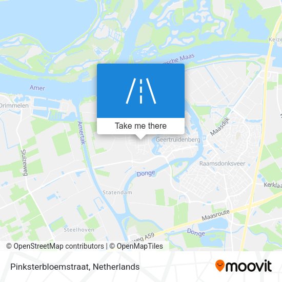 Pinksterbloemstraat map