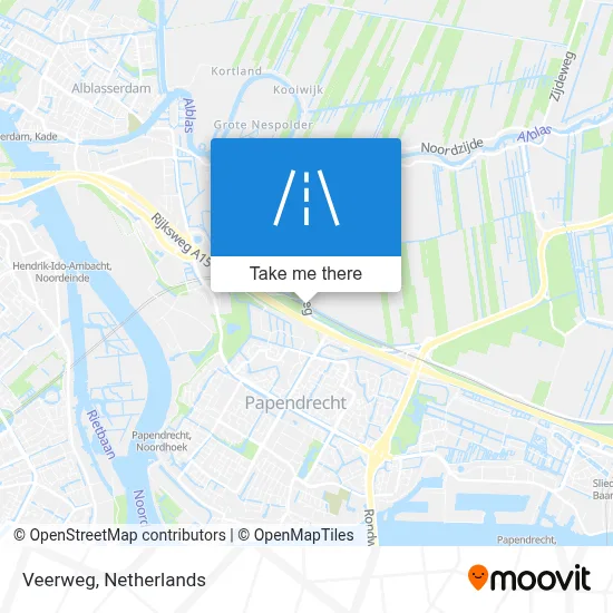 Veerweg map