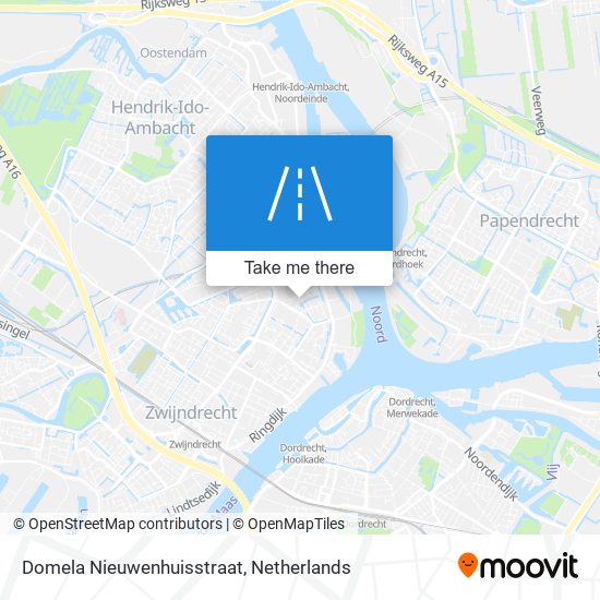 Domela Nieuwenhuisstraat Karte