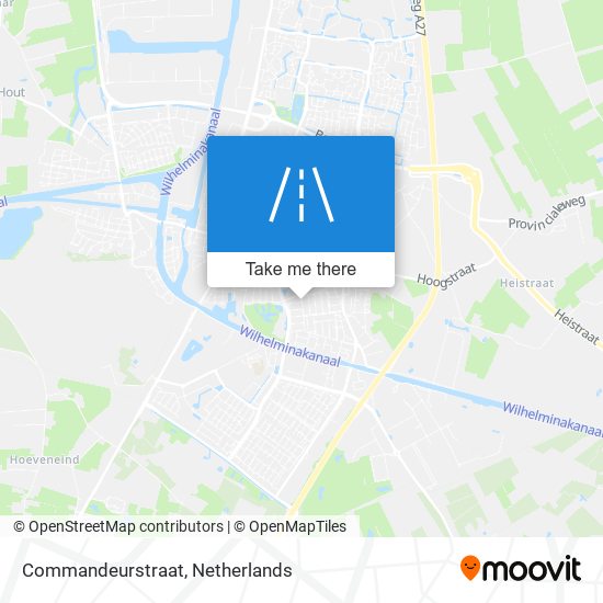 Commandeurstraat map