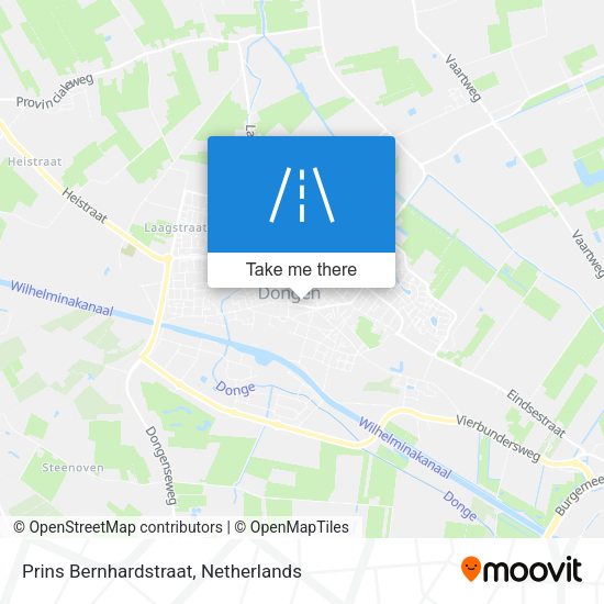 Prins Bernhardstraat map