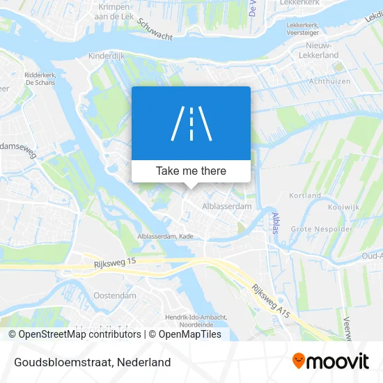 Goudsbloemstraat map
