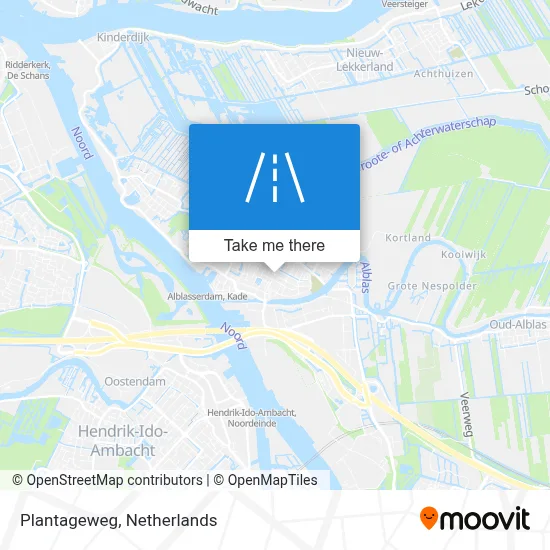Plantageweg map
