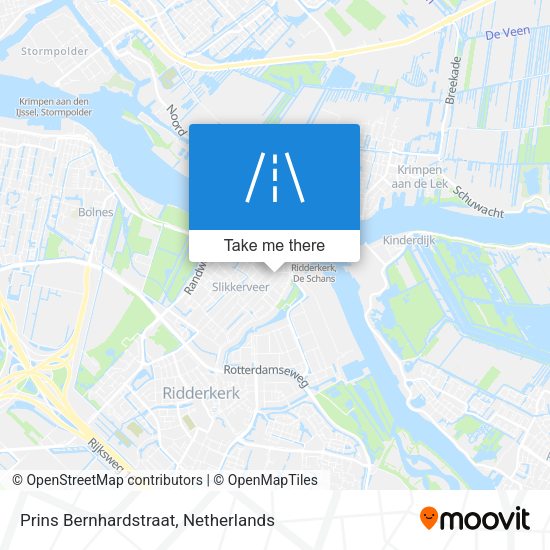 Prins Bernhardstraat map