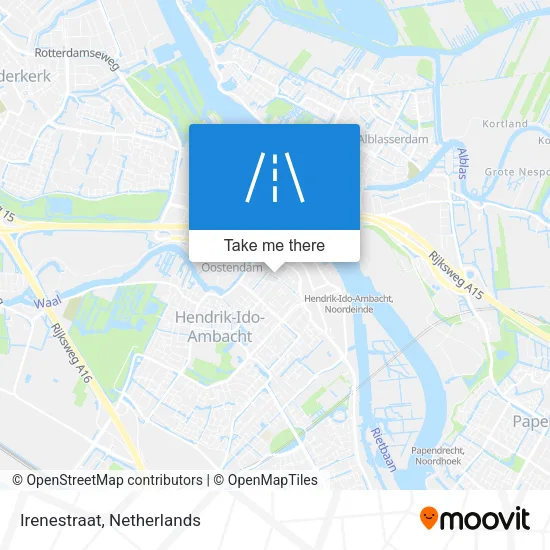Irenestraat map