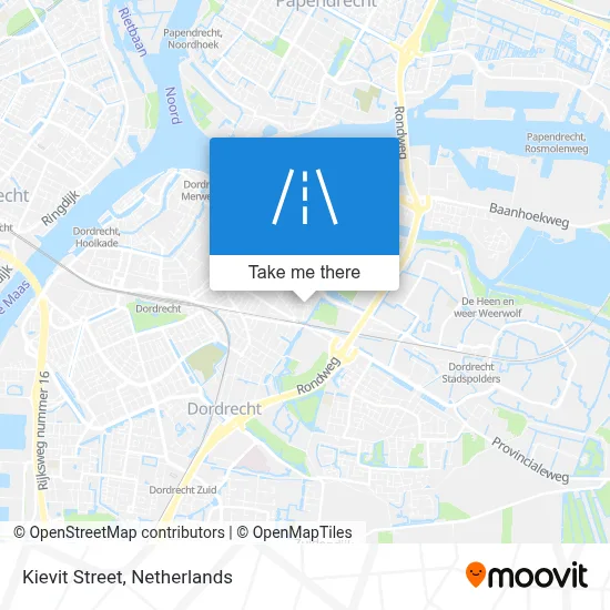 Kievitstraat map