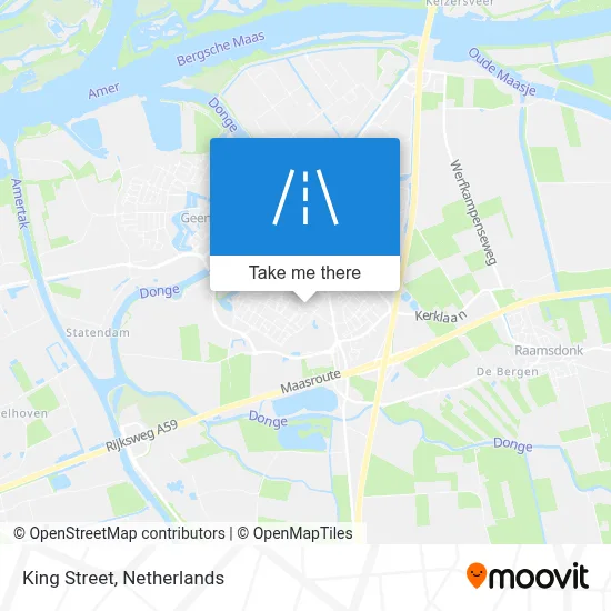 Koningstraat map