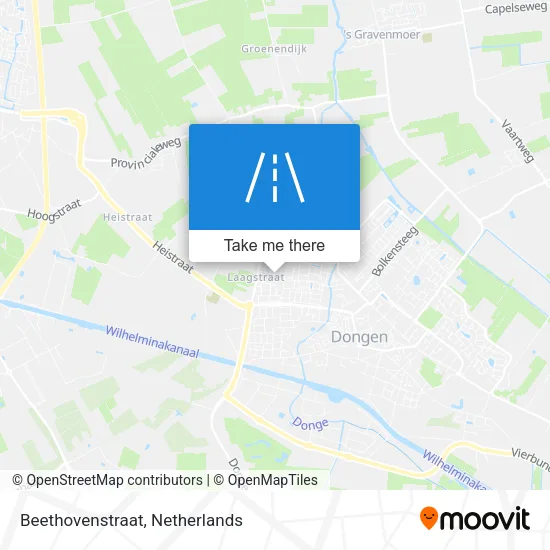 Beethovenstraat map