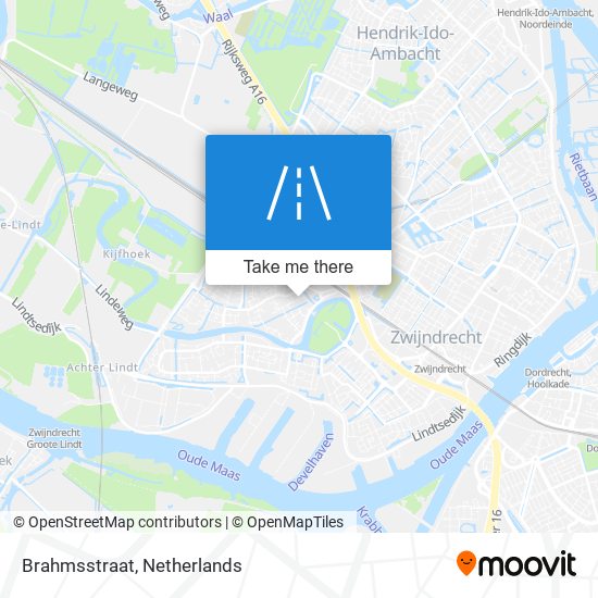 Brahmsstraat map