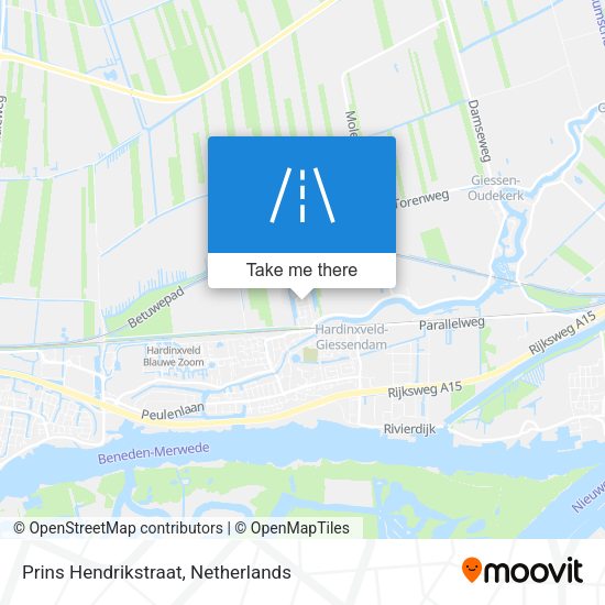 Prins Hendrikstraat map