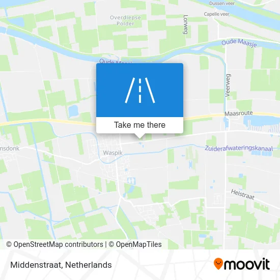 Middenstraat map