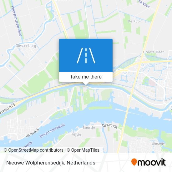 Nieuwe Wolpherensedijk map