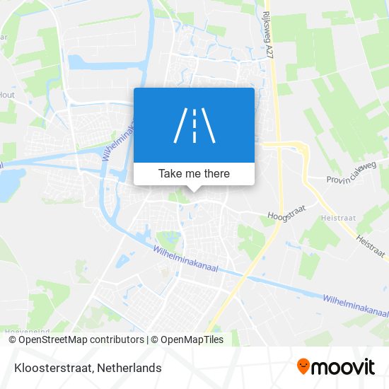 Kloosterstraat map