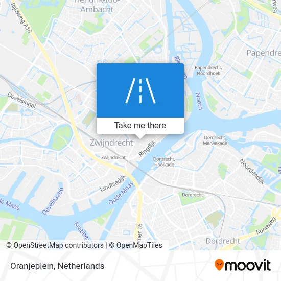 Oranjeplein map