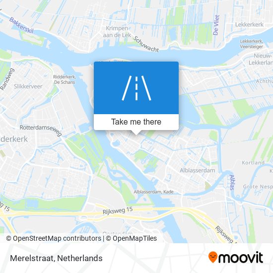 Merelstraat map