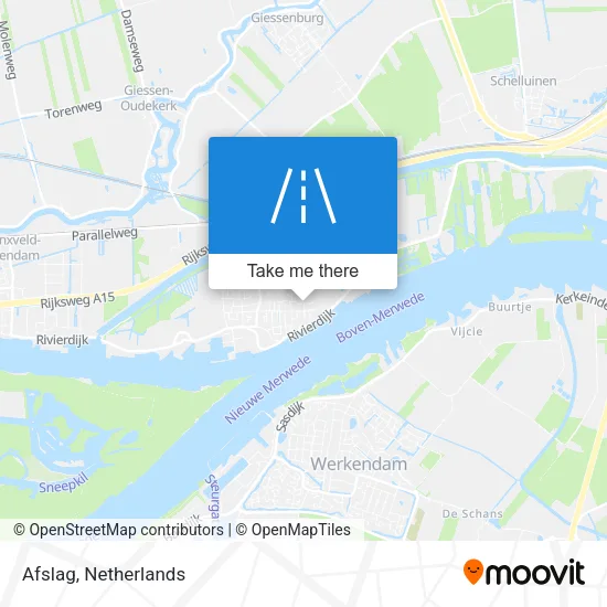 Afslag map