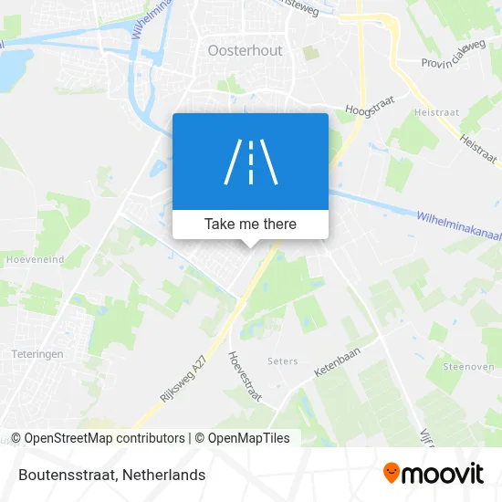 Boutensstraat map